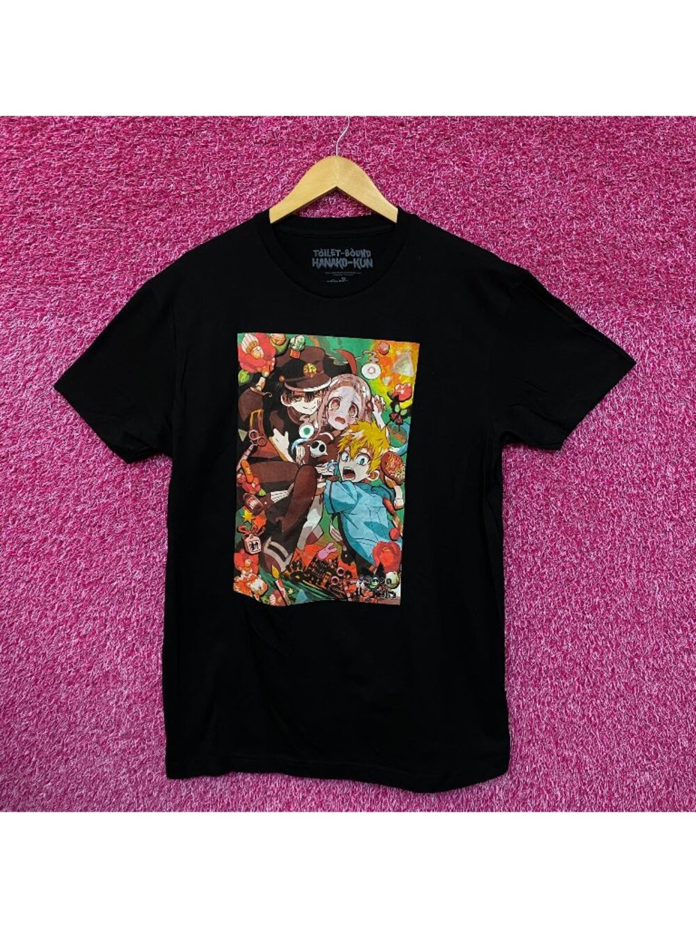 Toilet-Bound Hannako-Kun Manga Cover Poster Anime Tee L